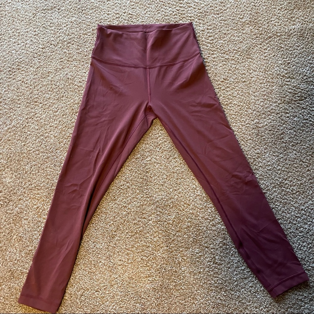Wunder Train 25” Lululemon Chianti legging